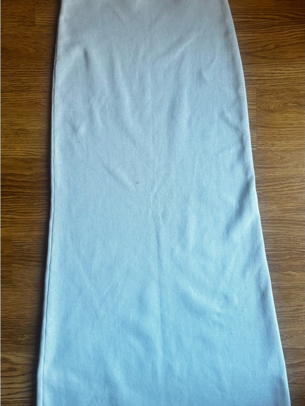 Meshki Pale Blue Knit Sleeveless Maxi Dress - Picture 5 of 6